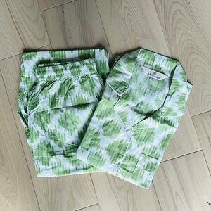 BRAND NEW Hand Block Print Pj Set For Woman Dress Winter Fall Bridesmaid Dress